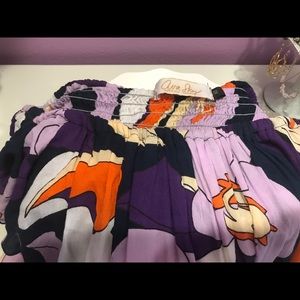 Fighting Eel/Ava Sky Wild Orchid Sunkist top, XS